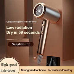 High Speed Negative Ion Professional Hair Dryer High-Power Low Noise Negative Ion Hair Dryer Household Motor Hair Dryers