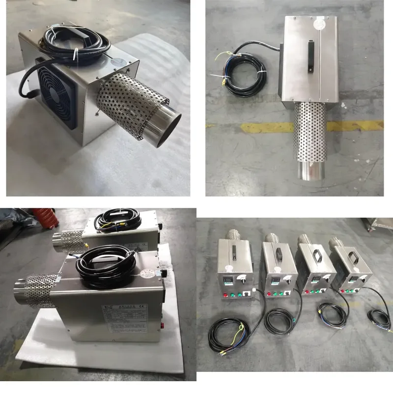 3KW 220V 380V Electric Industrial Hot Air Heater Blower for Portable Single Phase Use Low Price Small Size