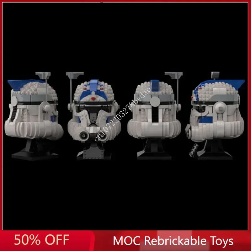 908 ELEMENTÓW Star Plan MOC Hełm Klon Arc Five MOC Model Bitwy Kosmicznej Puzzle Architektura Edukacyjna Model do Składania Prezent Świąteczny