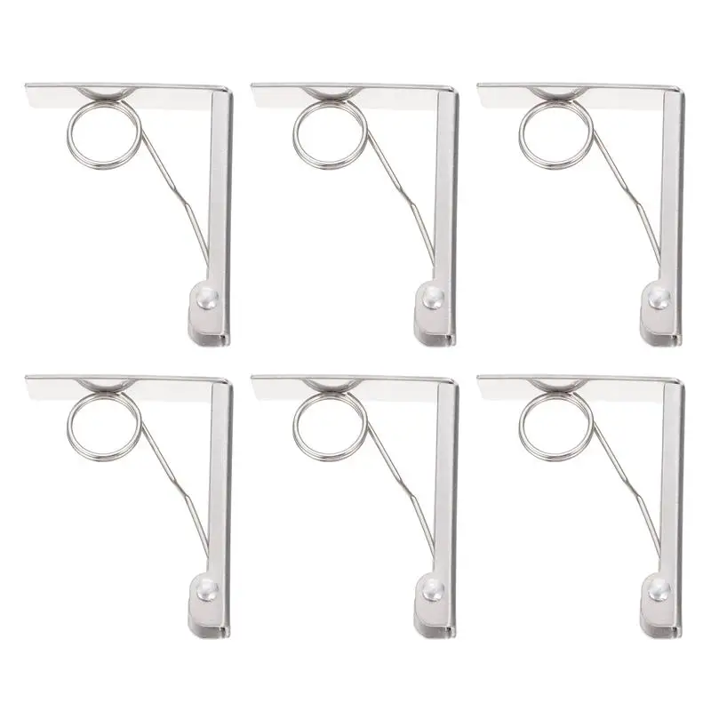 

Table Clips Tablecloth Clamps Cover Picnic Outdoor Holder Skirt Cloth Holders Weights Camping Tablecloths Metal Weight For Anti