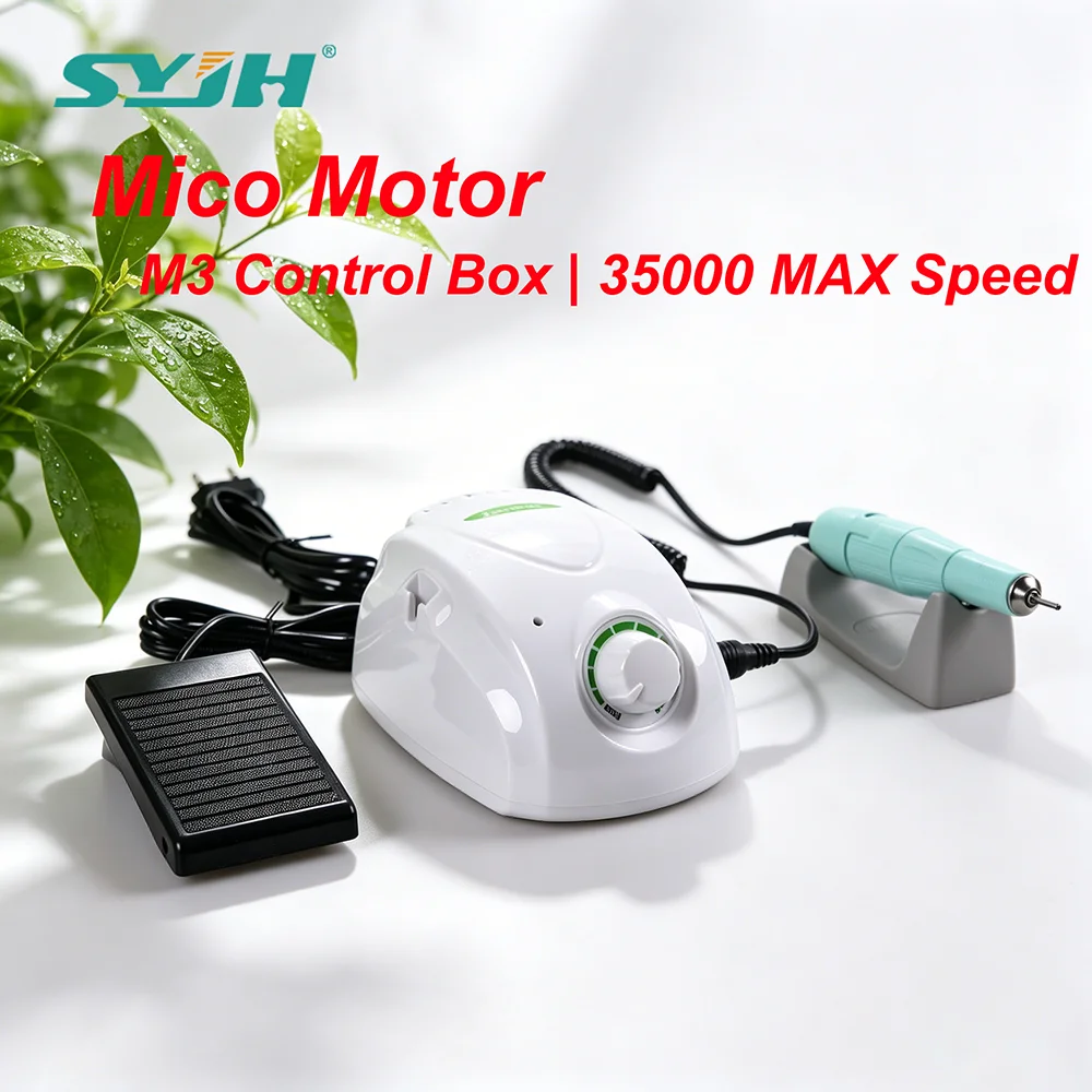 

SYJH Dental Micromotor M3 Control Box 35000rpm 103 / 106 / 107 Handpiece Carbon Brush Electric Polishing For Dentistry Equipment