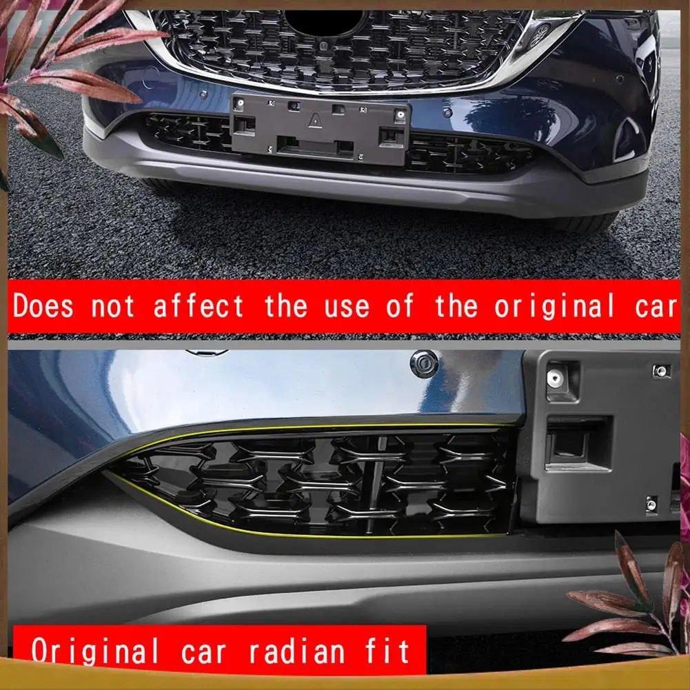 

AB59-Car Front Lower Bumper Grill Grille Moulding Cover For Mazda CX5 CX-5 2022+ Front Bottom Middle Net Decoration