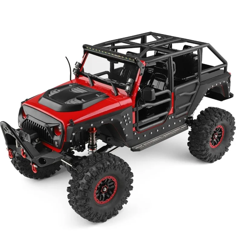 1:10 Wltoys Remote Control 104026 4wd With Electric Winch Off-Road Vehicle Wrangler Replica Alloy Differential Lock Xmas Gift