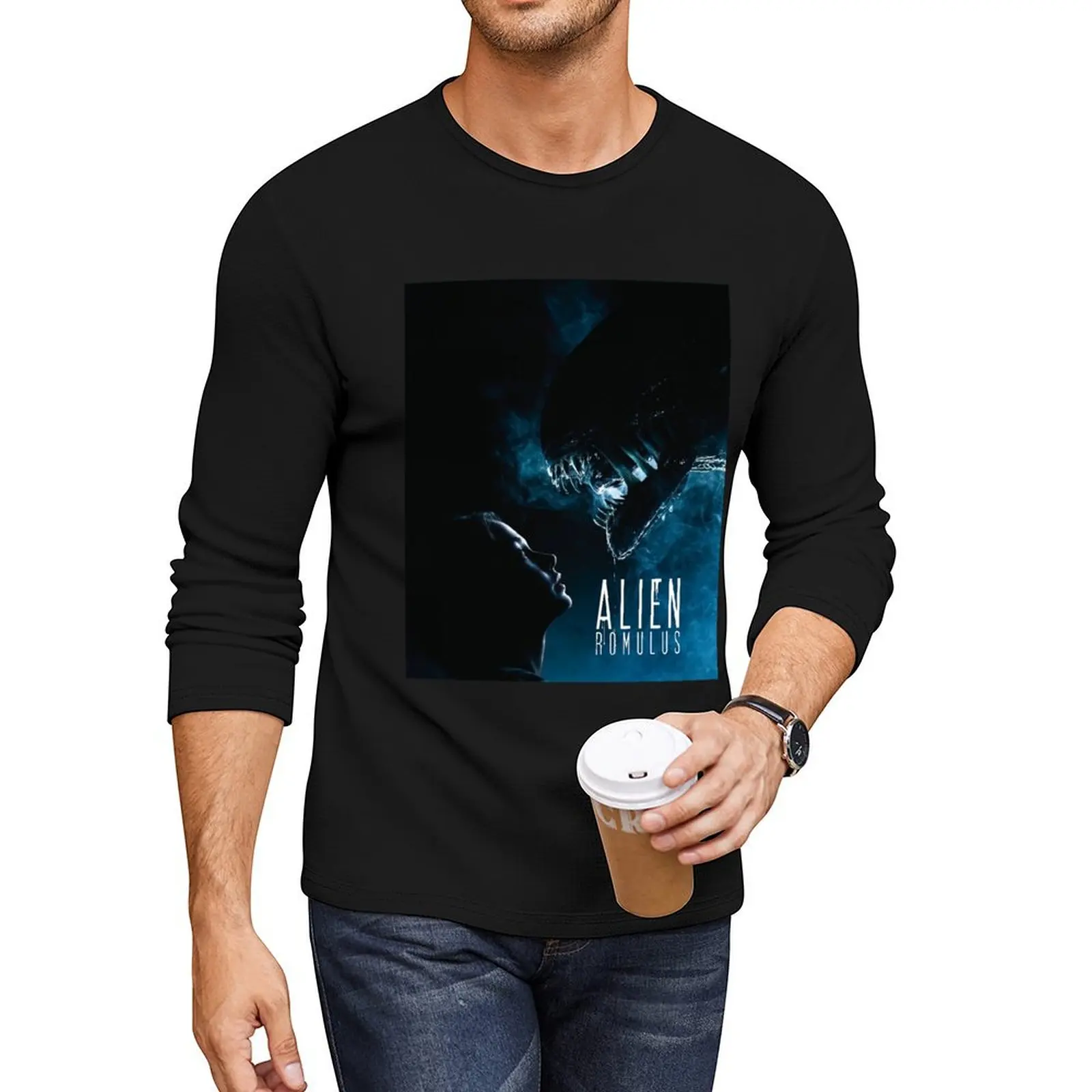 

Alien Romulus Long T-Shirt Tee shirt sweat shirt oversized t shirt custom t shirts design your own oversized t shirts for men