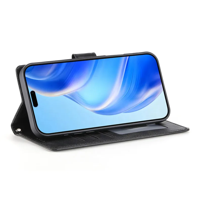 KL-PC015 Custodia a portafoglio magnetica di lusso per Realme C75 C67 C65 C63 C61 C51 C53 C55 C33 5G Custodia protettiva per telefono Coque