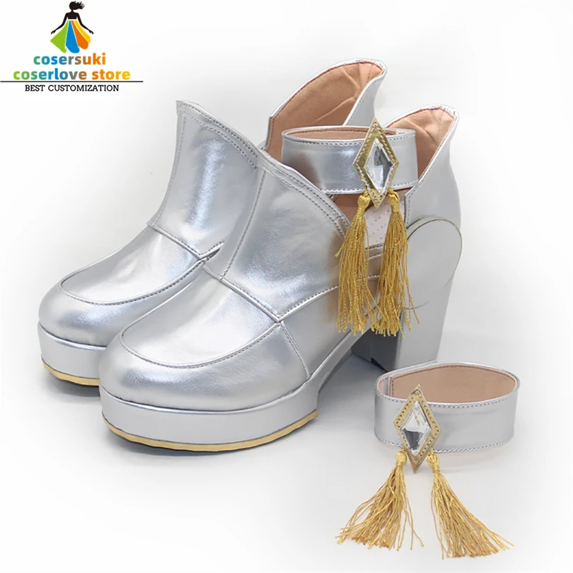 Zapatos de cosplay Uma Musume Cinderella Gray Oguri, botas para Halloween, carnaval, evento, calzado de anime