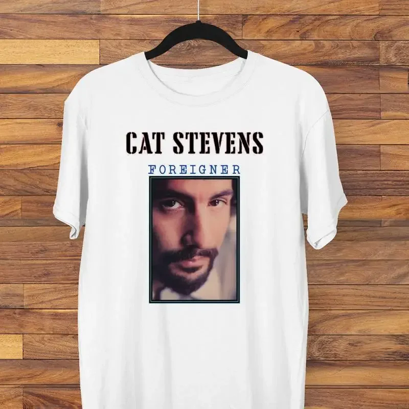 New Cat Stevens Album White T Shirt Short Sleeve All Sizes S To 345Xl Jn542