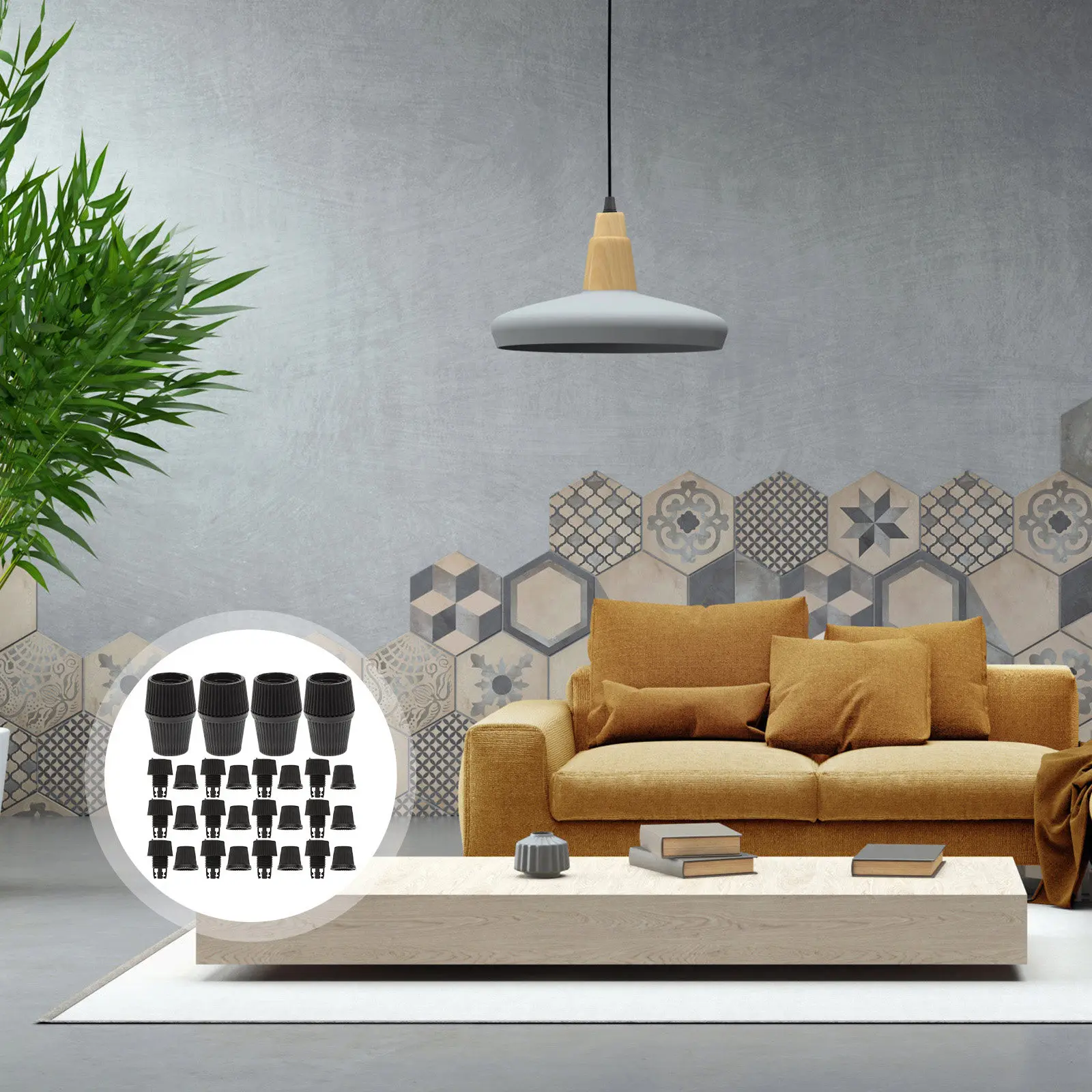 

100 комплектов кабельных вводов из полипропилена для подвесных светильников, потолочных ламп, креплений для проводов и кабелей, кабельных втулок, светильников-плафонов