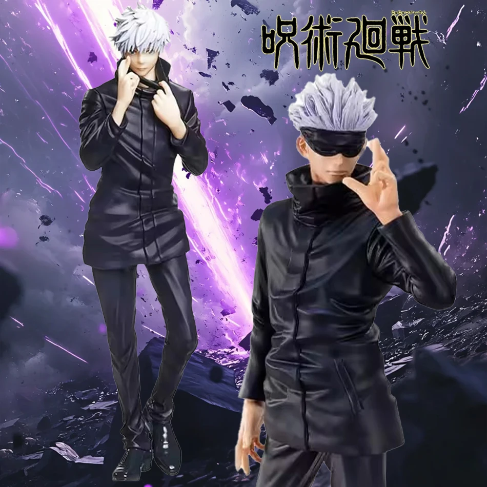 21 cm Jujutsu Kaisen Anime Figur Gojo Satoru Anime Statue PVC Action Figure Sammlung Modell Spielzeug kinder Ornament Puppen