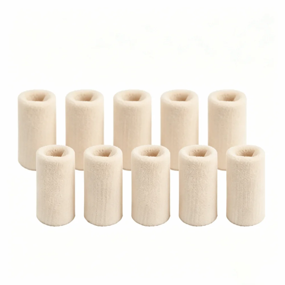 10Pcs New Cotton Breathable Sports Finger Sleeves Elastic Soft Finger Sleeve Protectors Finger Compression Sleeves Basketball