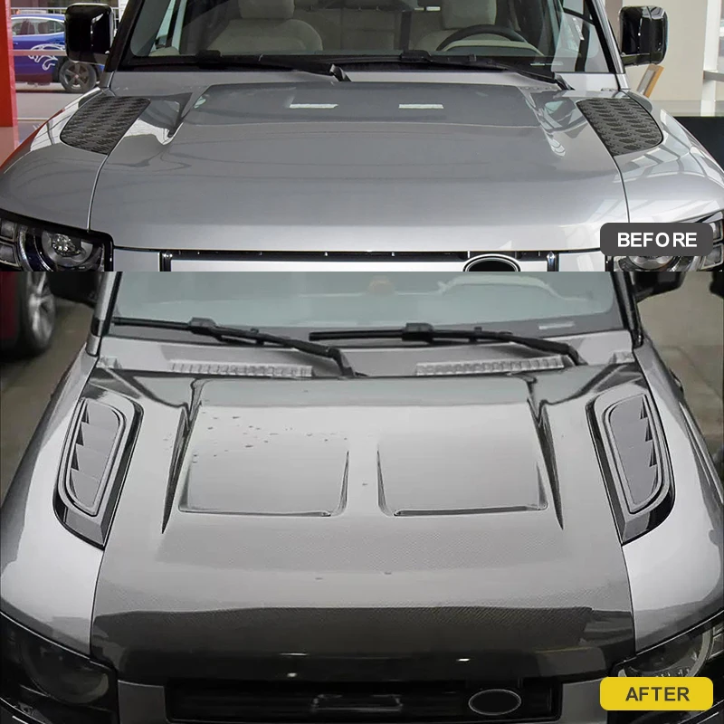 New design Bonnet two sides trim panel for Land Rover New Defender 110/90 car modification equipment