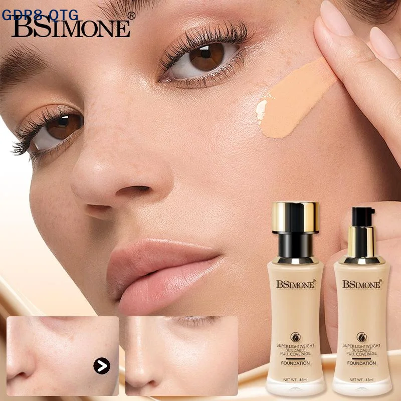

NEW BSIMONE Liquid Foundation For Face Base Makeup Waterproof Face Corrector Moisturizer Face Concealer Cosmetics 6 Colors