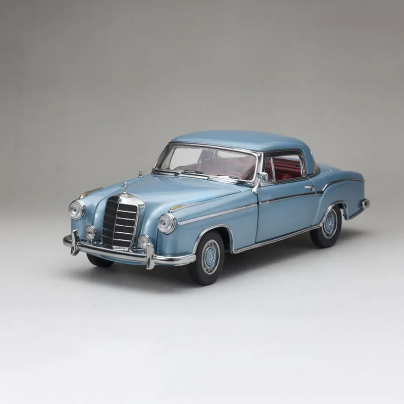 1:18 Scale Diecast Alloy 1958 Classic 220SE Retro Car Model Metal Toys Vintage Vehicle Gifts Fans Collection Display Decoration