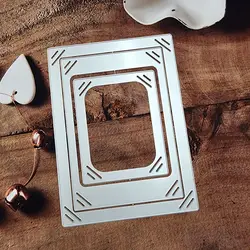 Large Photo Frame Metal Dies Cutting for Card Making DIY Handmade Craft Frame Die Cut for Scrapbooking 2024 New