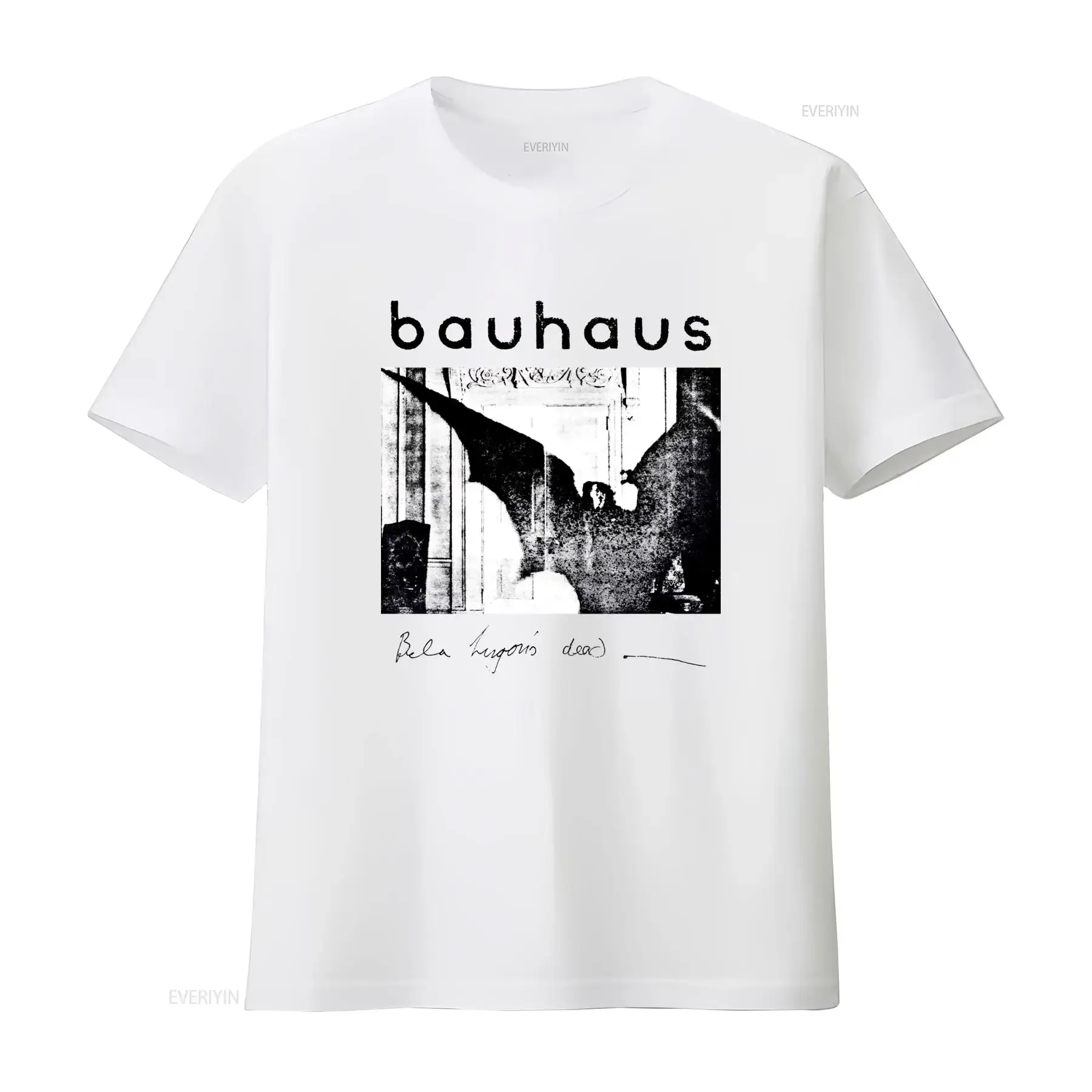 Bauhaus Bela Lugosi Dead T Shirt  Cotton White for Men Sizes S to 5XL vintage Washed Stretched Top For Everyday Wear homme