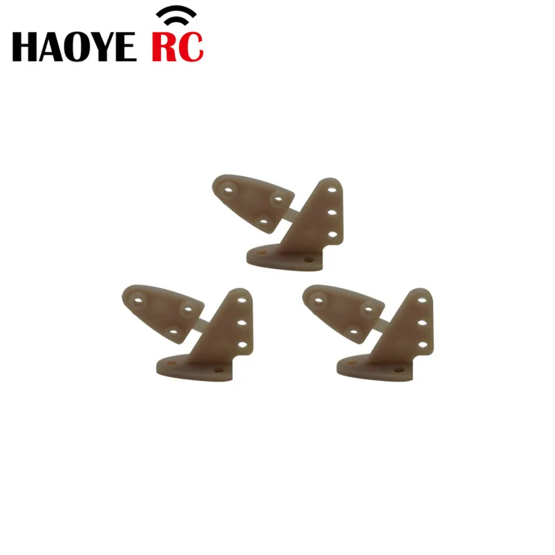 Haoye 20 Pcs Nylon Pin Horn/ Zip Horns Without Screws For RC Airplanes Parts Electric Planes Foam Model Replacement Accessories