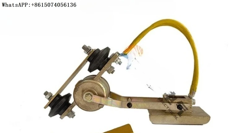 

Crane track lightning protection insulation grounding shoe flatbed ZHJDX-10 sliding grounding power supply device