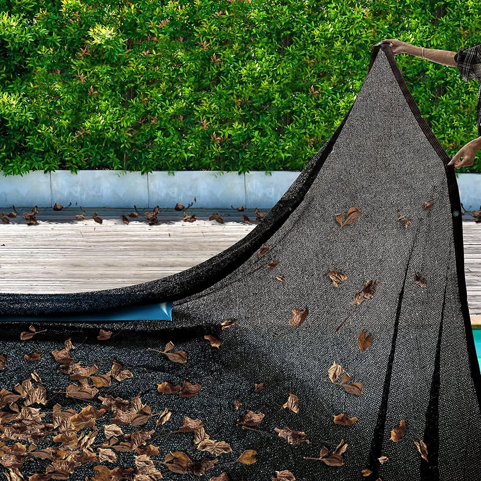 Leaf Netting Pool Leaf Screen Cover For Inground And Aboved Ground Rectangle Fine Mesh Pool Screen Cover Pond Net