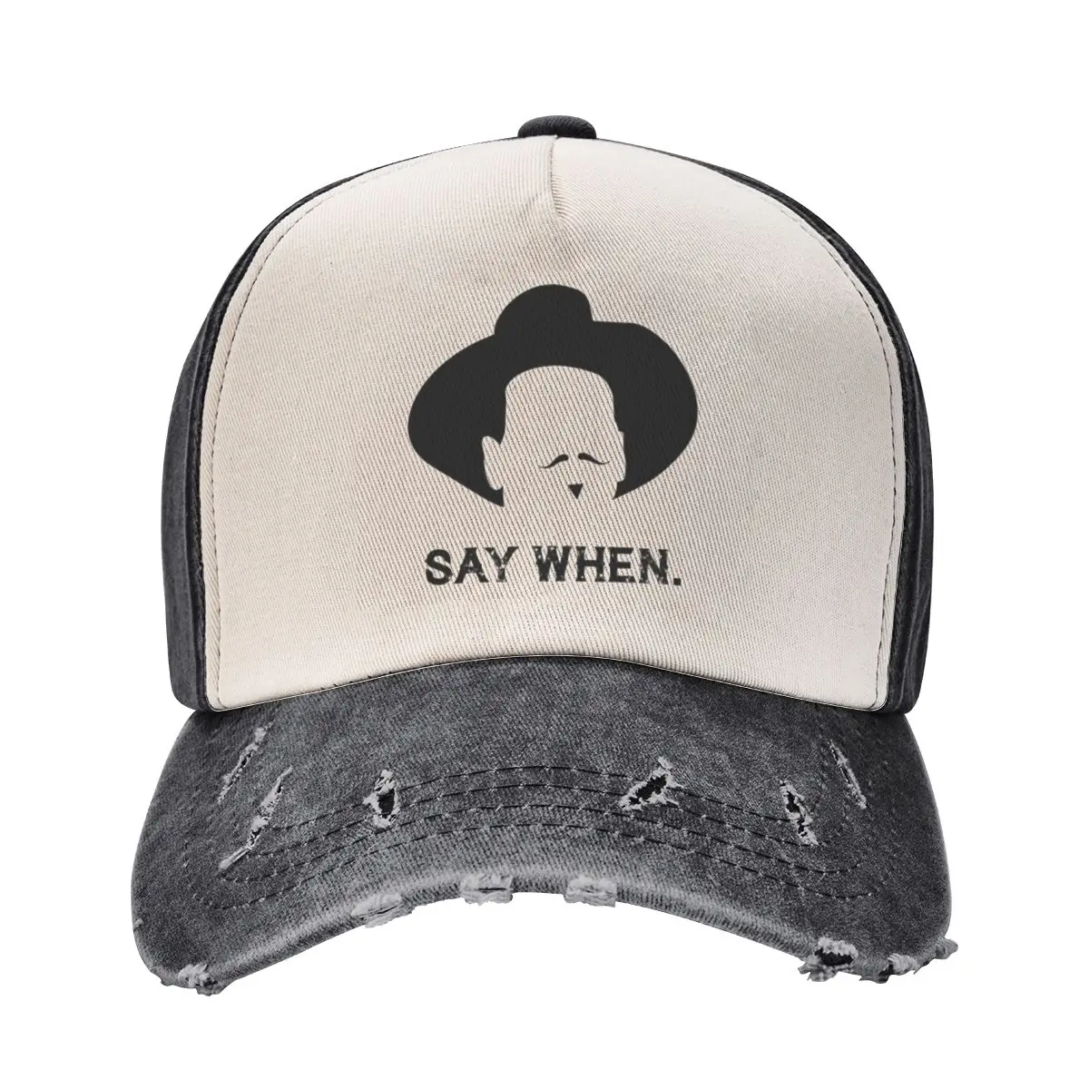

Say When Baseball Cap Kids Hat winter hats for men Unique hats Mens Hats Women's