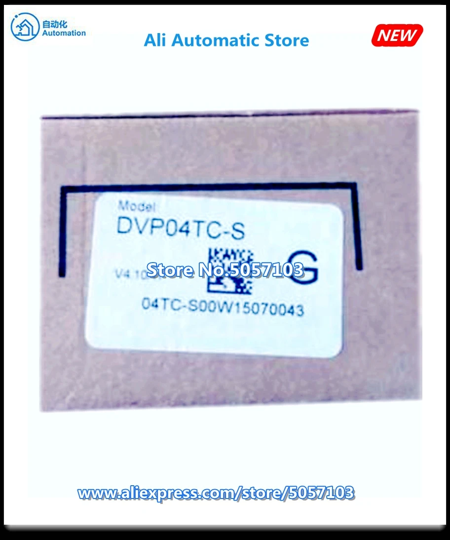 DVP04TC-S 4-Channel J K R S T E N-Type Thermocouple 14bit 0.1 Degrees Celsius Built-in PID Channel Isolation RS485 New