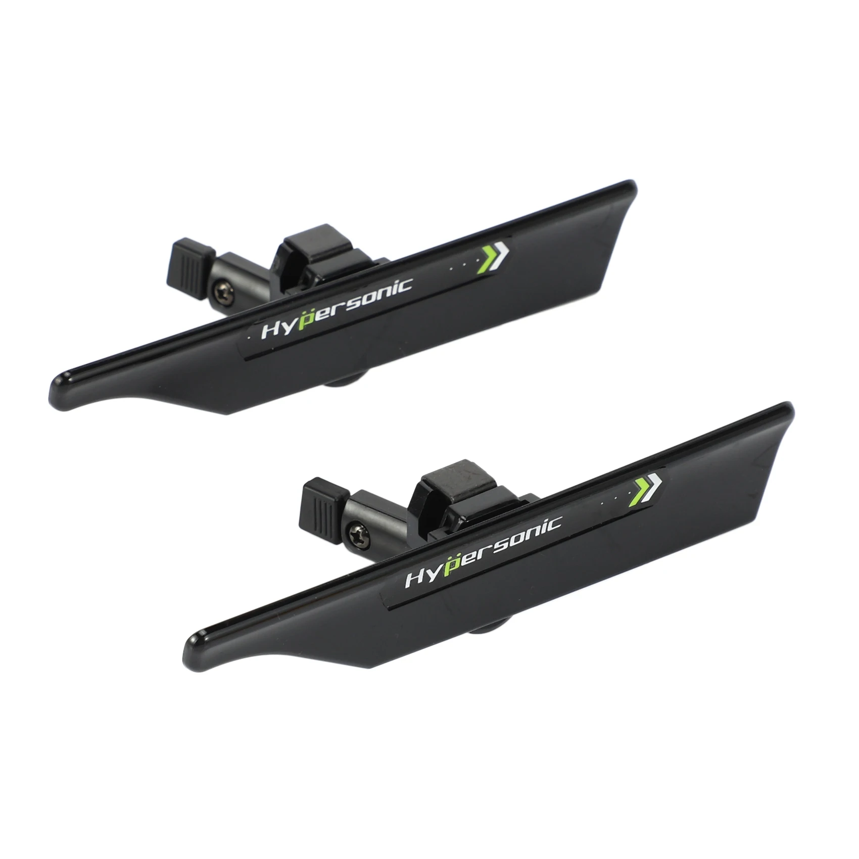 Hypersonic 2 Pcs Black Wiper Stand Windshield Wiper Wing Windshield Wiper Blade Spoiler Mate Wing Auto Car Tool Accessories