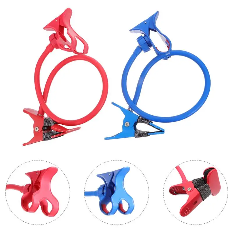 2pcs Adjustable Lazy Mobile Phone Rack 360 Degree Rotating Phone Holder Bed Clip Desktop Bracket Phone Desk Table Clip Bracket