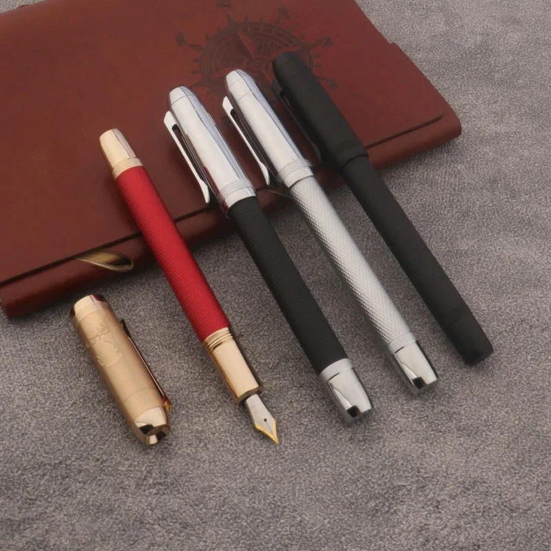 1 szt. JinHao 92 gwiazda wieczne pióro metalowe EF M Nib biurowe przybory szkolne długopisy do pisania — zdjęcie produktu 2