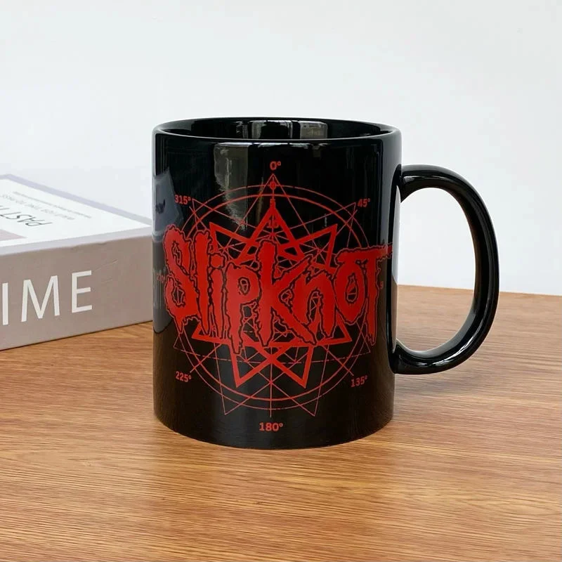 Popular American Heavy Metal Rock Band Red Cup Creative Star Hip-hop Classic Ceramic Coffee Milk Mug Fan Merch Gift New Year