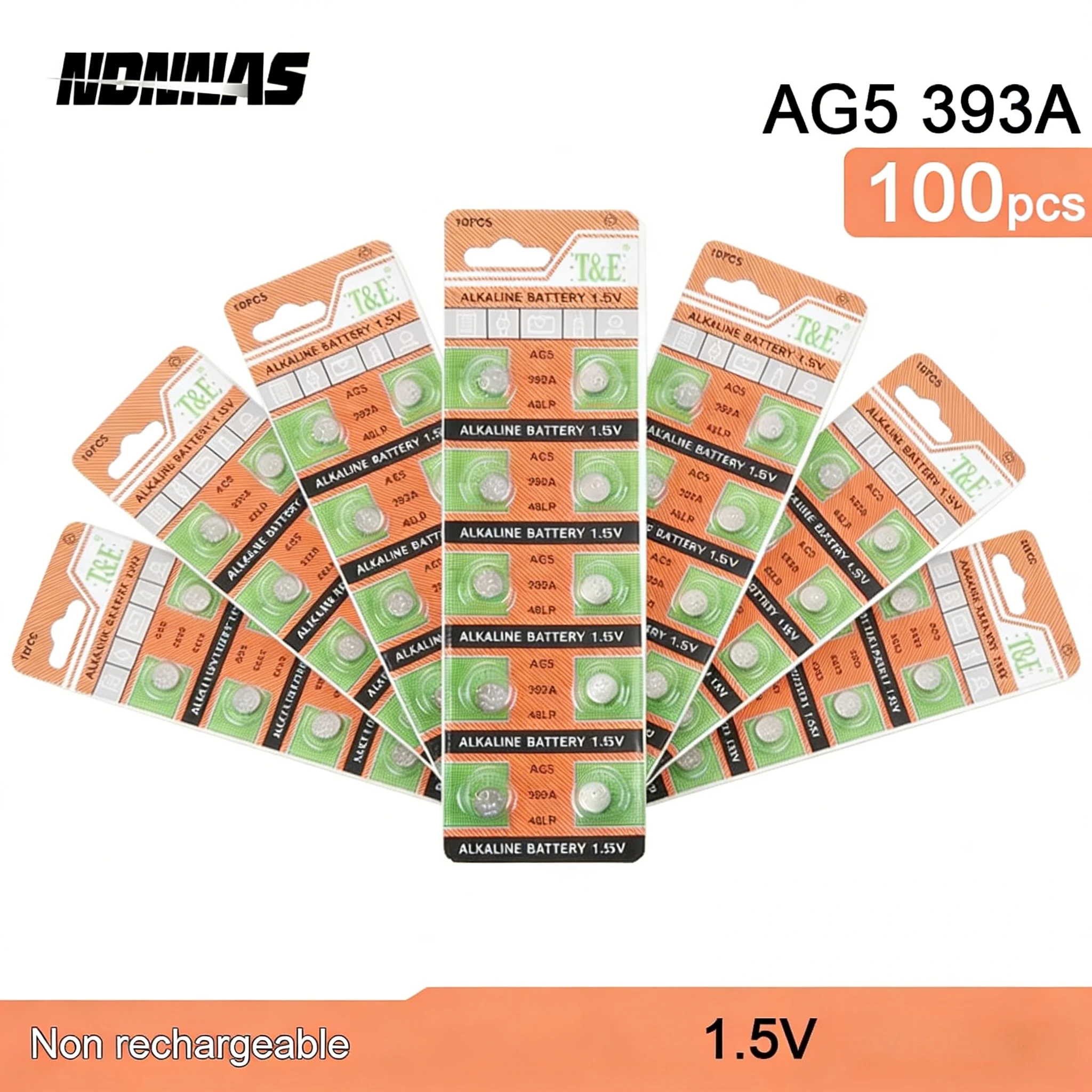 AG5 Coin Battery 100pcs LR754 SR754 1.5V Button Cell Stable Power Supply for Calculators Toys Radios SR754SW Cell Batteries