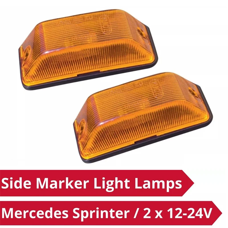 

2X Car Indicator Side Repeater Lamp 0018204921 For Mercedes Benz Sprinter 4031995-2006 Side Marker Lights Automotive Accessories