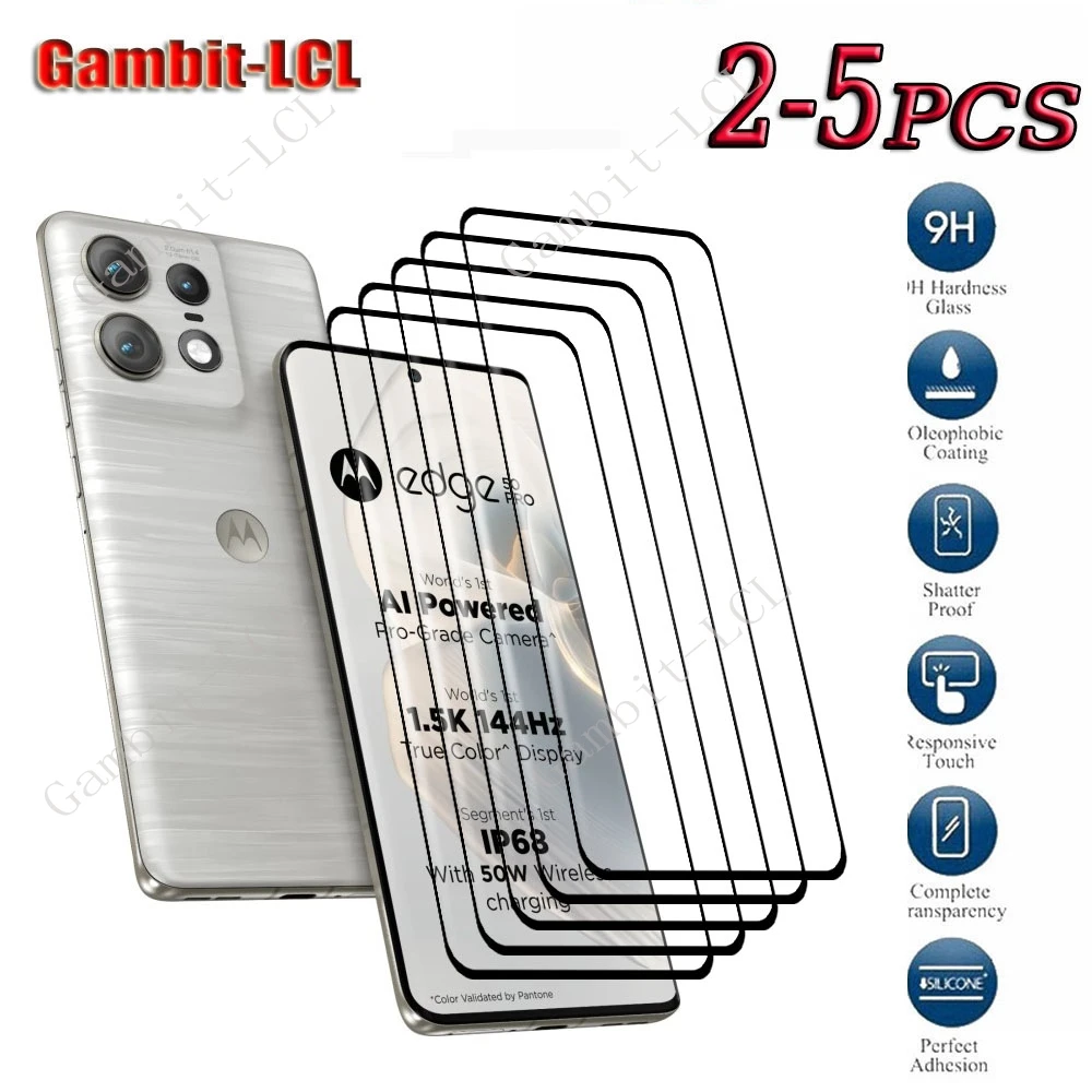 2-5 قطعة ثلاثية الأبعاد 9H HD حافة منحنية الزجاج المقسى لموتورولا إيدج 50s برو 6.7 "Edge50sPro Edge50 50 50Pro واقي للشاشة غطاء الفيلم #1