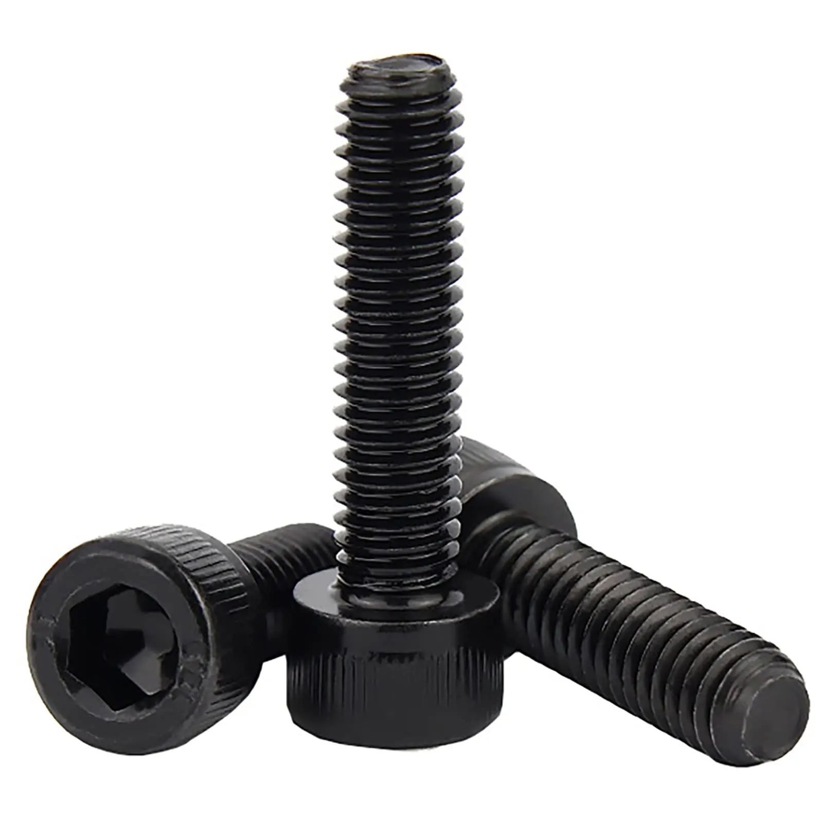 High Strength 12.9 Grade Hexagon Socket Head Screws M3/M4/M5/M6 Precision Thread Industrial Hardware Bolts