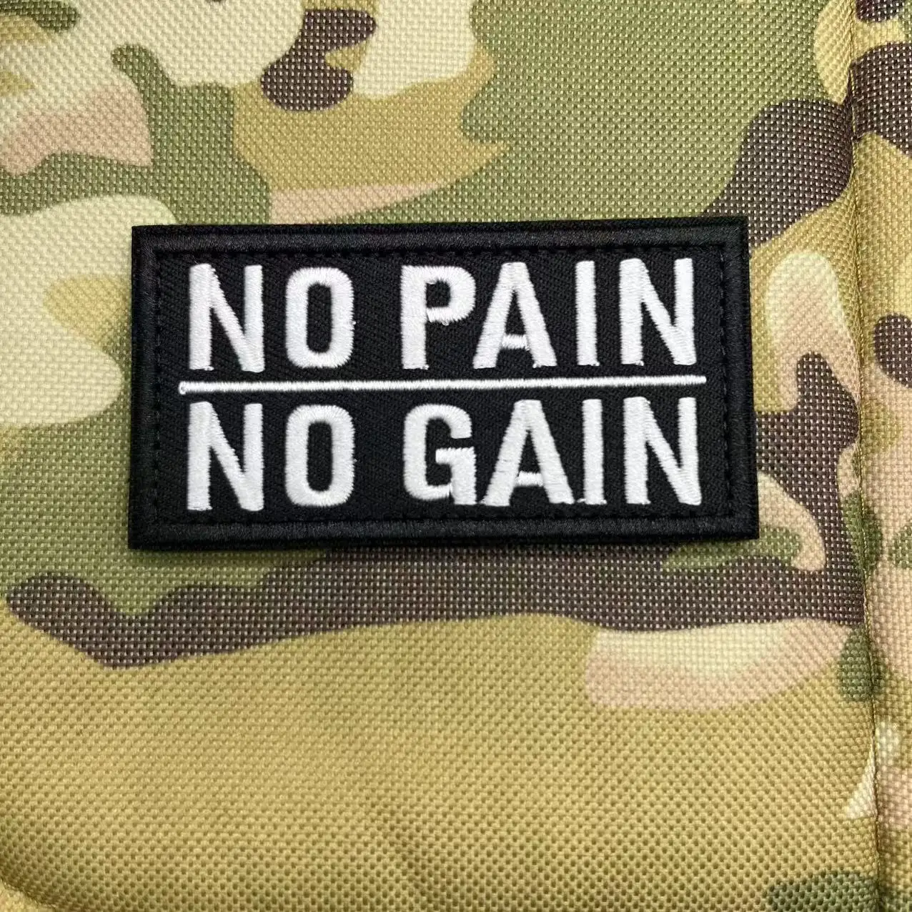 English inspirational quotes Embroidery Cloth Hook&Loop Patches Backpack Tactical Morale Badge Applique For Jacket Jeans bag