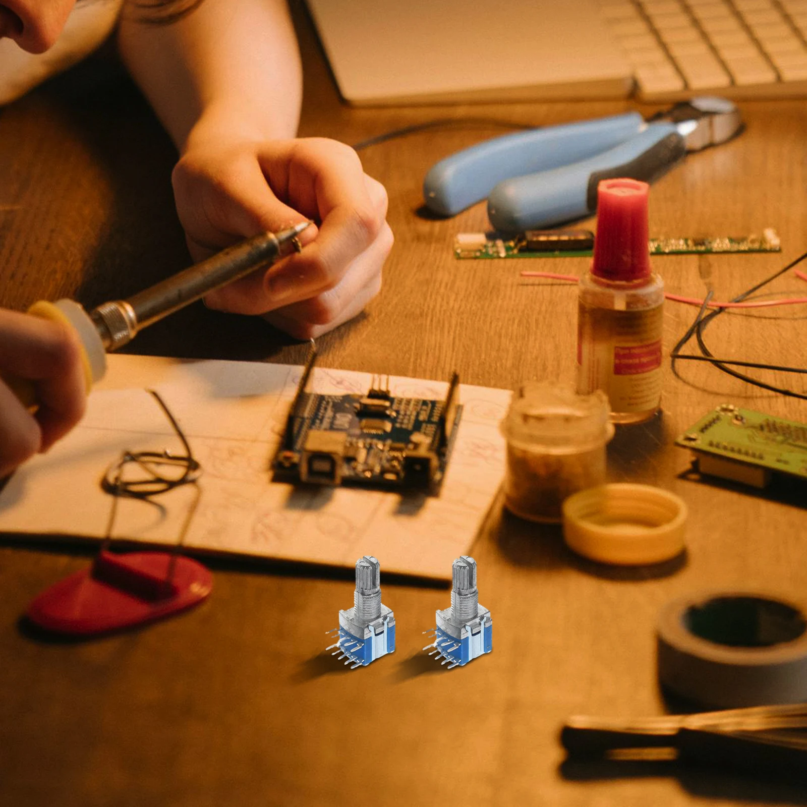 5 pz Multi-posizione Rotary Switch RS1010 In Lega di Zinco In Miniatura Encoder Potenziometro Digitale di Ricambio Dimensioni Compatta Ampio