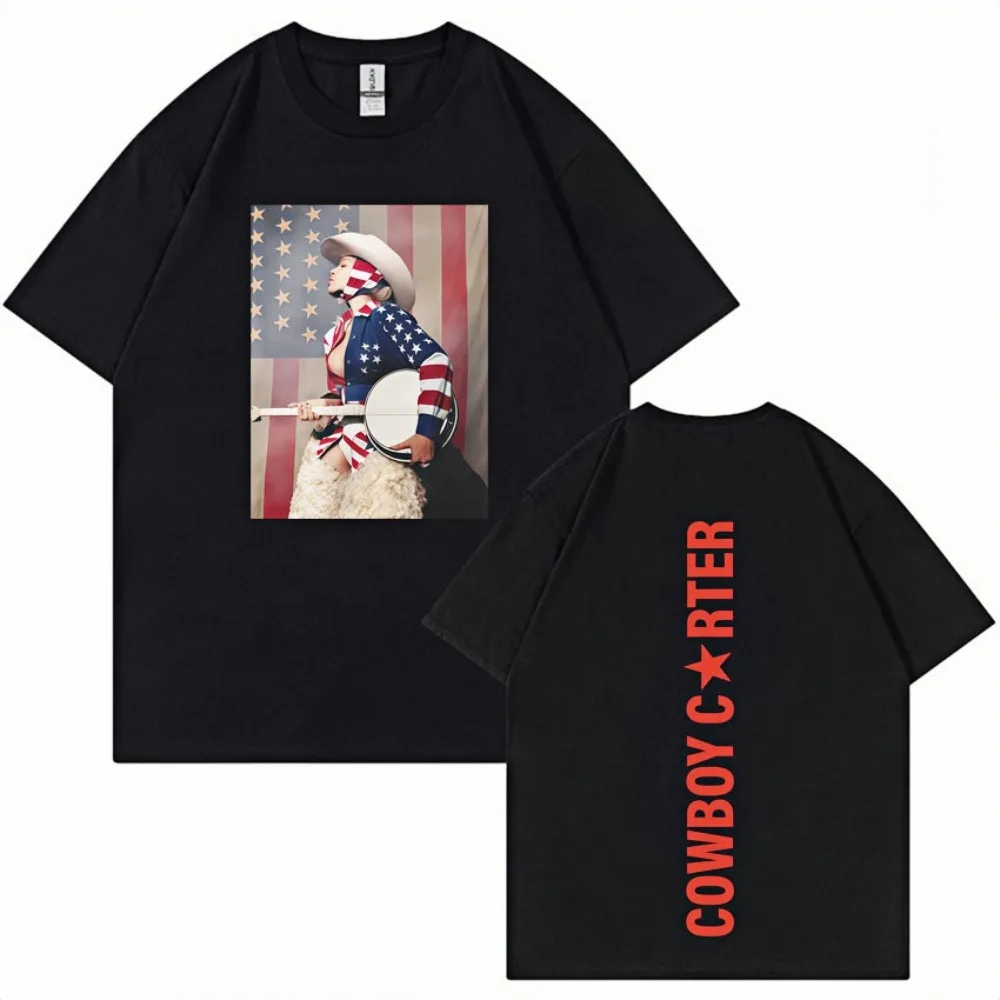 

Beyonce Cowboy Carter Trendy Tour Men's T-Shirt Oversized Fashion Gothic Casual Cotton T-Shirt Unisex New 2026 Clothing