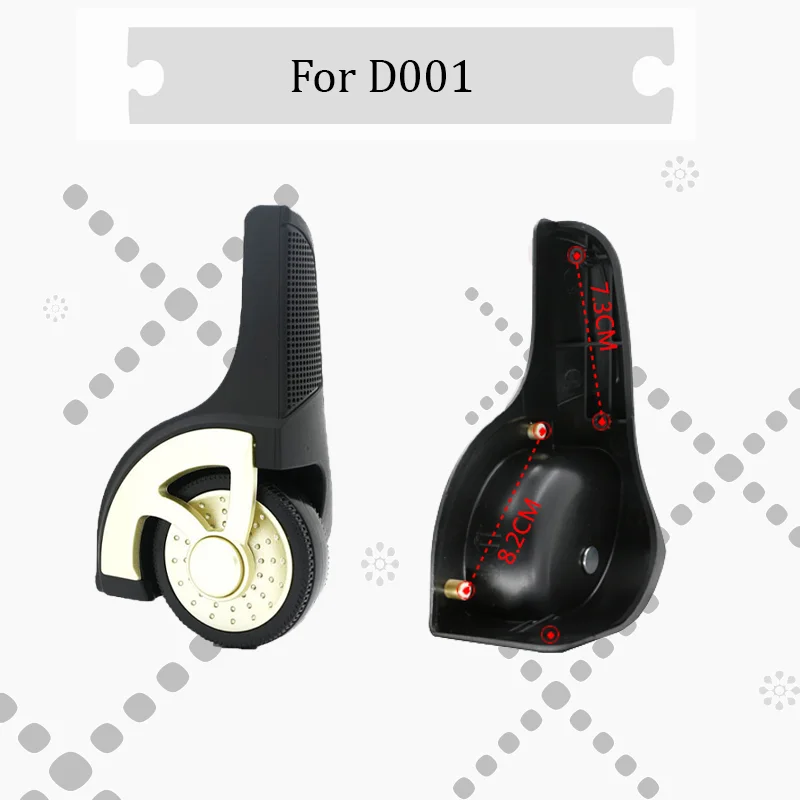 

For D001 Heavy-duty fixed Direction Wheel Luggage Replacement Part Non-rotating Straight Roller Luggage Repair Accessory
