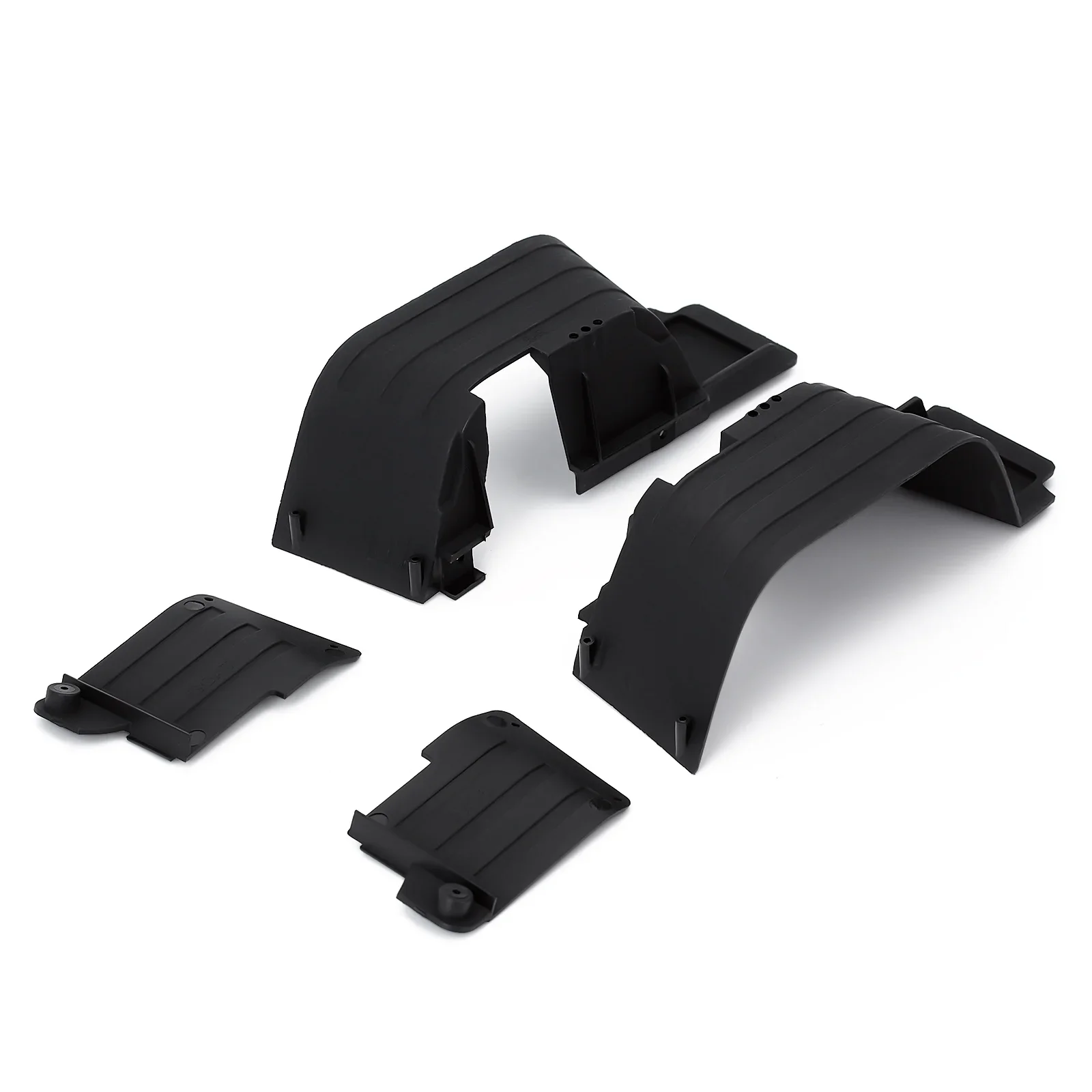 INJORA Plastic Front Rear Mud Flaps Fender for 1/10 RC Crawler Axial SCX10 II 90046 90047 Upgrade