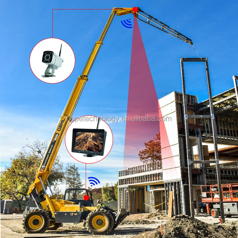 10.1 Inch CCTV Wireless Camera System WIFI Outdoor With DVR Monitoring for Trucks Van Forklift RV