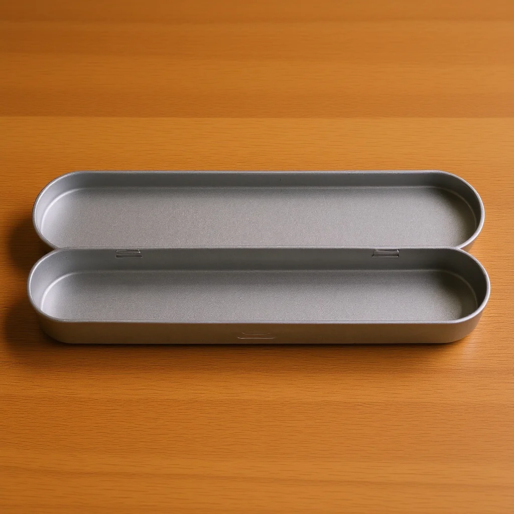 

Tongue Scraper Storage Box Iron Multi-Use Pen Organizer Portable Metal Pencil Case For Travel Daily Use Tweezer Holder