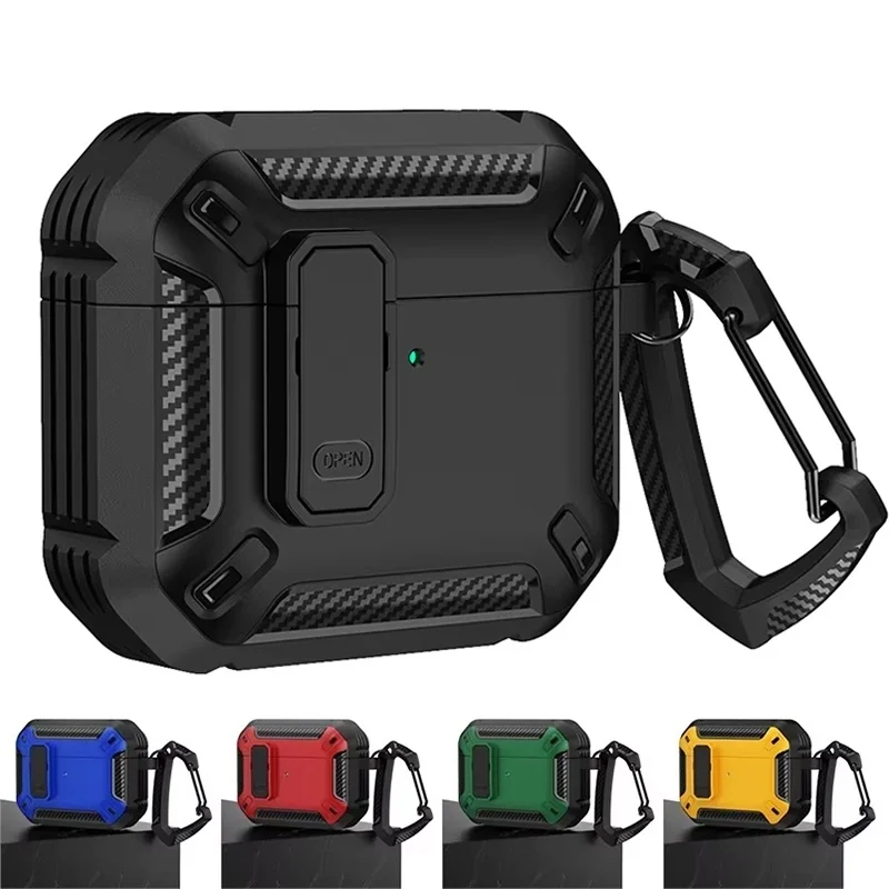 Security Lock Cover For Apple AirPods Pro1/Pro 2 Shockproof 