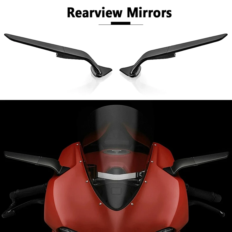 Motorcycle Mirror Wind Wing Adjustable Rotating Rearview Mirror For Ducati Panigale 959 16-19 PANIGALE 1299 S 15-18