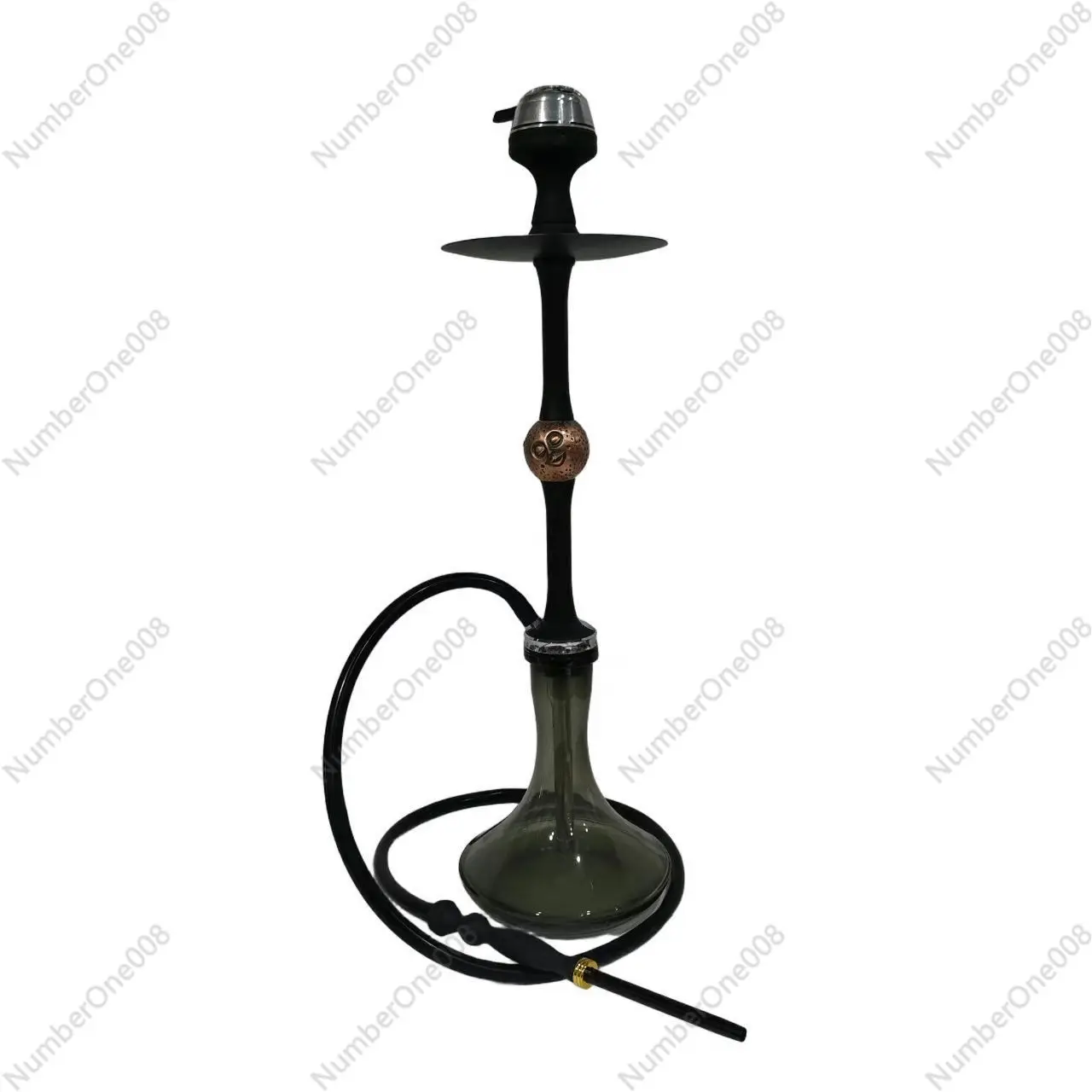 Florero de aleación de gran capacidad con cara sonriente de ojo cerrado, pieza de decoración artística de primera calidad, florero de suelo de estilo Oriental moderno para el hogar