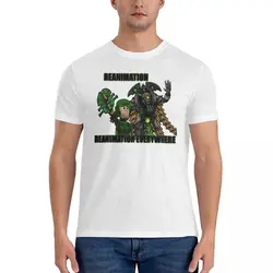 メンズ半袖ラウンドネックTシャツ,クラシックなトップス,w-warhammer 40k,綿100%,ユーモラス