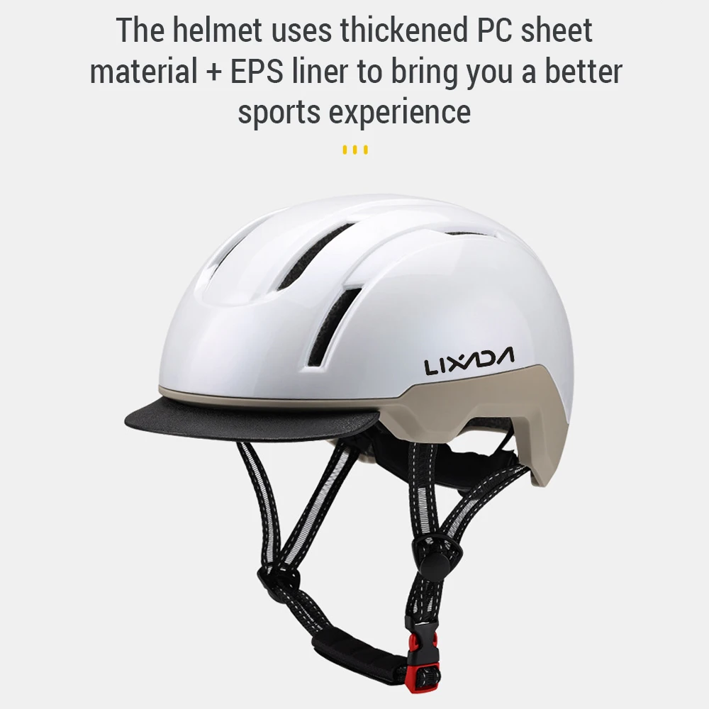 LIXADA Breathable Shockproof Bicycle Helmet 12 Ventilation Holes Hard Shell Bike Helmet for Road/MTB Bike Cycling Scooter Riding