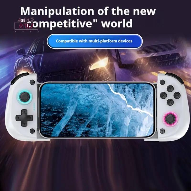 

A41Z-X5mini Wireless Mobile Phone Gaming Controller With Cooling Fan Bluetooth Stretchable Gamepad For Android/Ios/Steam/PC