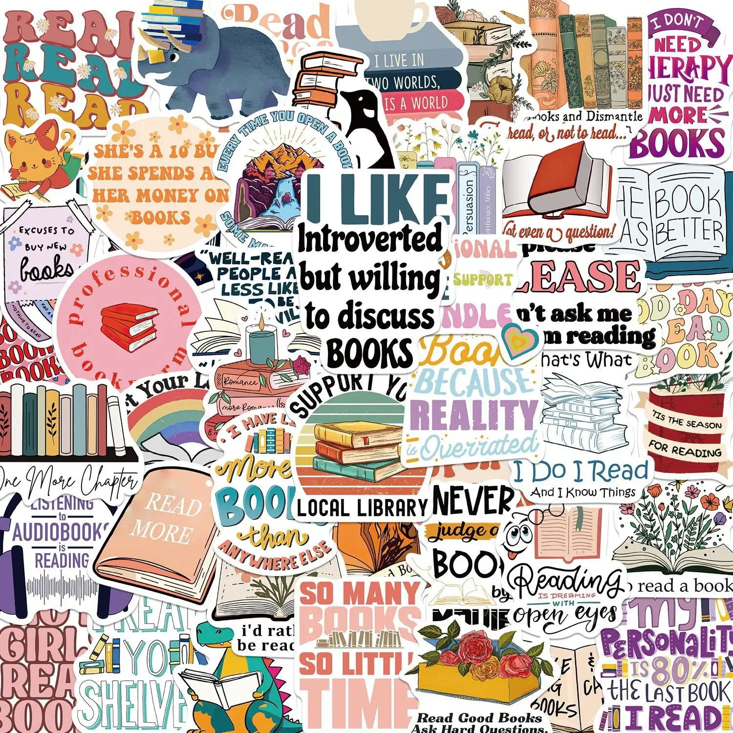 Pegatinas decorativas para libros de lectura, calcomanías de regalo de temporada escolar para estudiantes, álbum de recortes DIY, cuaderno,