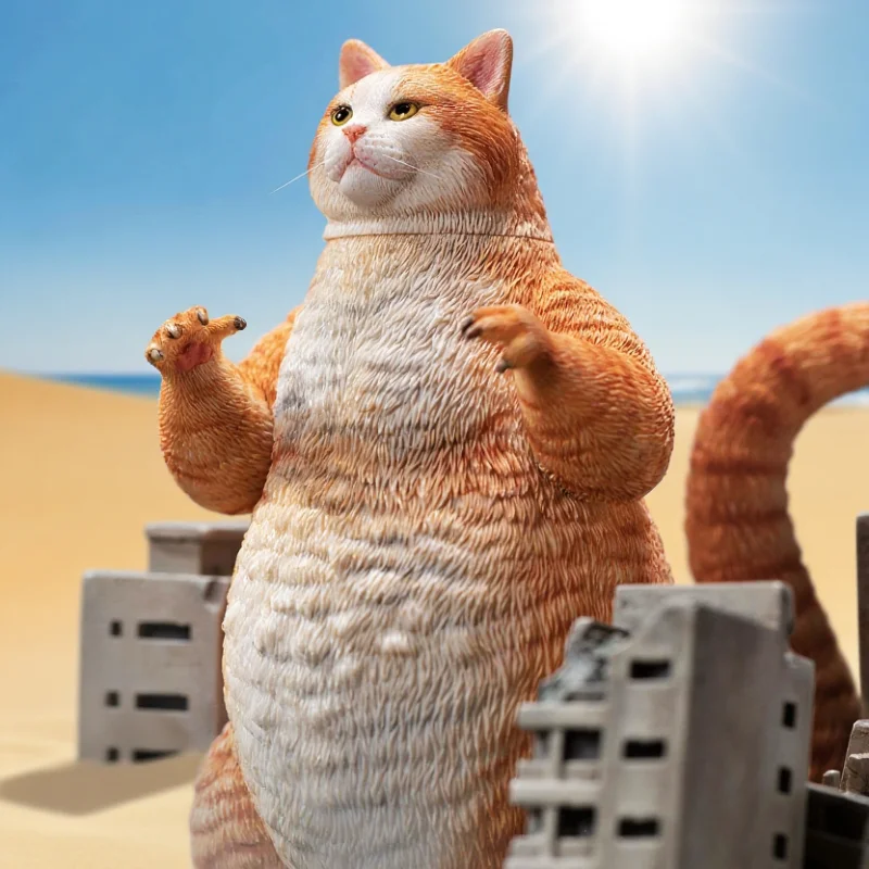 オリジナル JXK Gosmeow 恐竜形態学手作りアニメフィギュア動物モデル猫置物デスクトップかわいい子供ユニークなおもちゃギフト