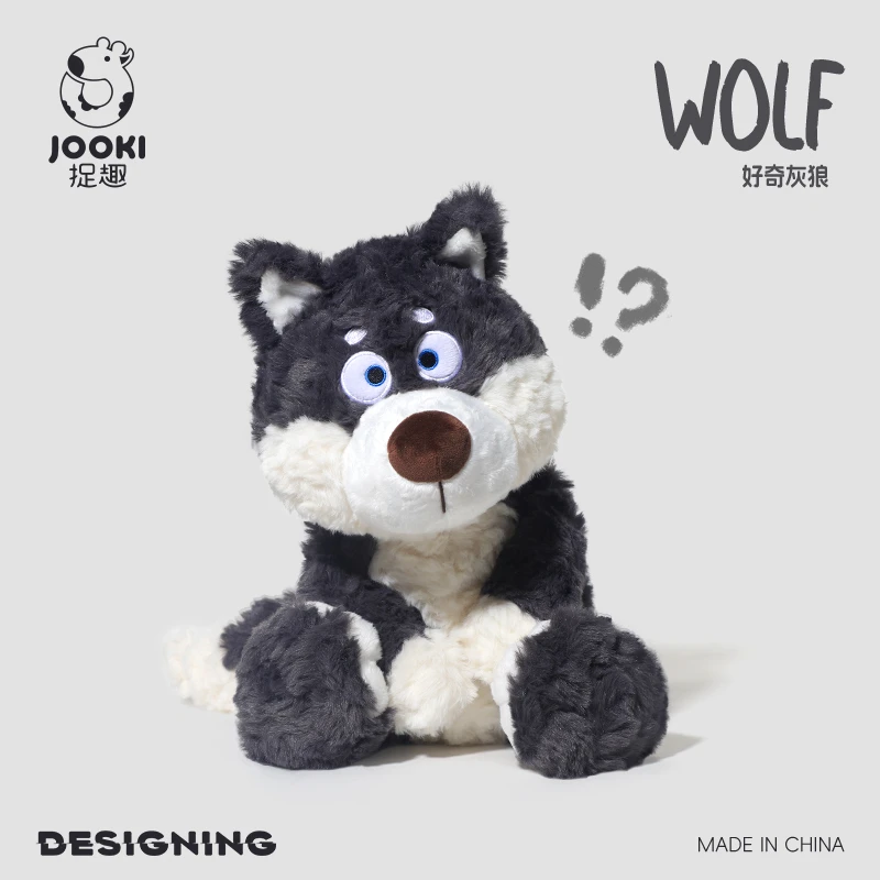 Lovely Wolf Plush Stuffed Animal Doll For Birthday Gifts Kawaii Plush Wolf Toys  Cuddly Animal Toys For Girls Soft Sleepy Toys