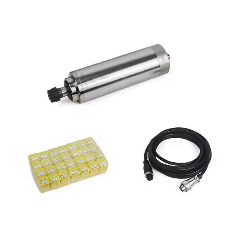 2.2KW 220V Air Cooled Spindle Kit Without VFD Inverter(No Limit Switch) for OXMAN CNC With DDCS V4.1 4Axis Offline Control Box