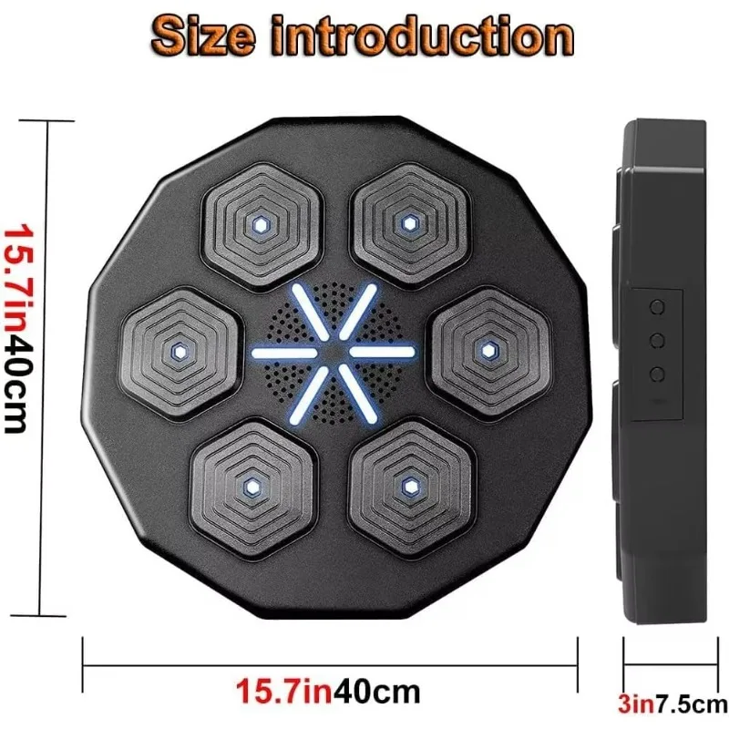 New Smart Focus Agility Training Digital Boxing For Adults Wall Target Smart Punching Training Music Boxing Machine